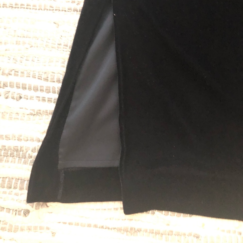 Elie Tahari navy velvet slip dress - Picture 4 of 8